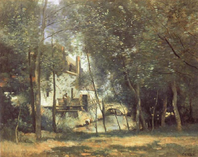Corot Camille The Mill at Saint-Nicolas-les-Arras oil painting picture
